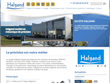 Tablet Screenshot of halgand.com